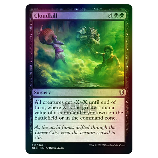 Magic The Gathering - Commander Legends - Battle for Baldur's Gate - Cloudkill - 121/361 (Foil)