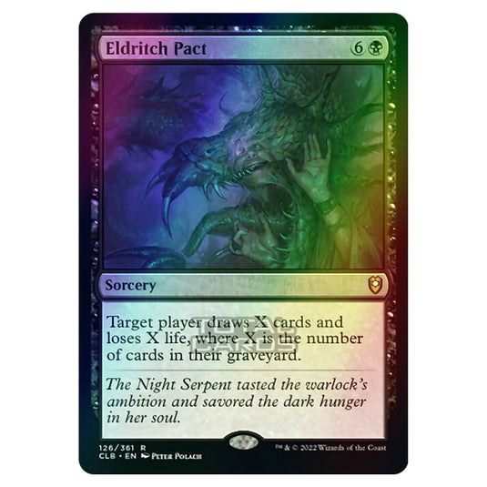 Magic The Gathering - Commander Legends - Battle for Baldur's Gate - Eldritch Pact - 126/361 (Foil)