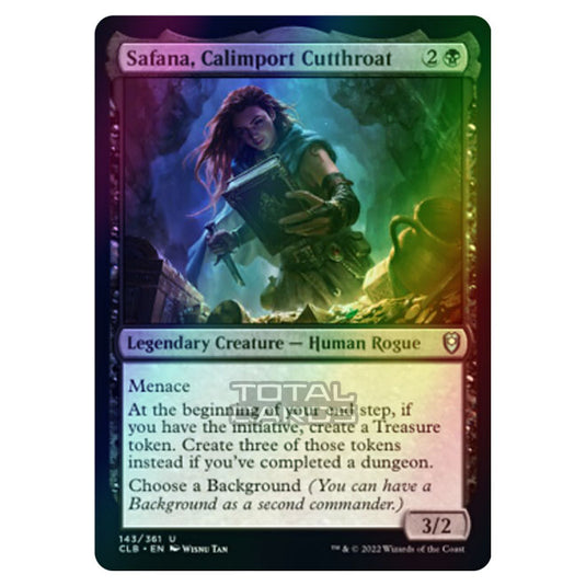 Magic The Gathering - Commander Legends - Battle for Baldur's Gate - Safana, Calimport Cutthroat - 143/361 (Foil)