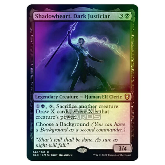 Magic The Gathering - Commander Legends - Battle for Baldur's Gate - Shadowheart, Dark Justiciar - 146/361 (Foil)