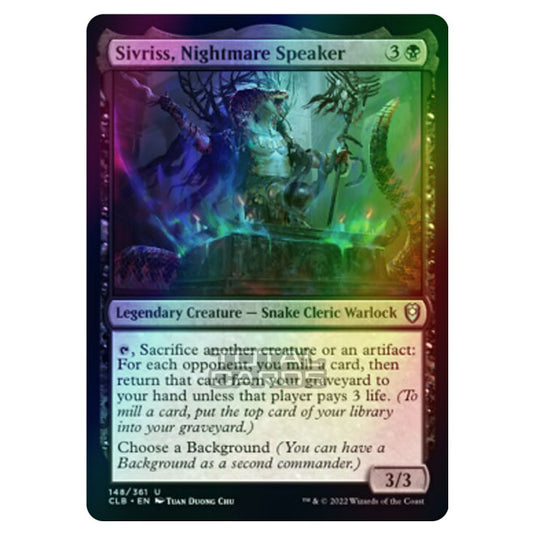 Magic The Gathering - Commander Legends - Battle for Baldur's Gate - Sivriss, Nightmare Speaker - 148/361 (Foil)