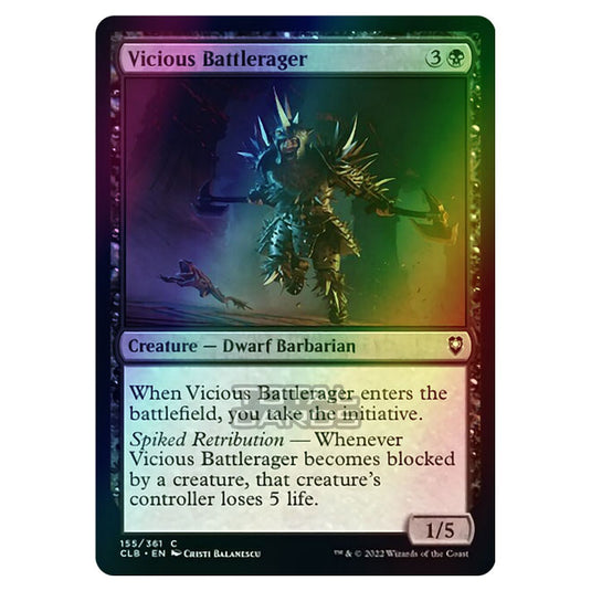 Magic The Gathering - Commander Legends - Battle for Baldur's Gate - Vicious Battlerager - 155/361 (Foil)