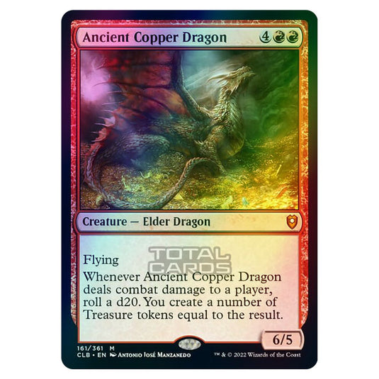 Magic The Gathering - Commander Legends - Battle for Baldur's Gate - Ancient Copper Dragon - 161/361 (Foil)