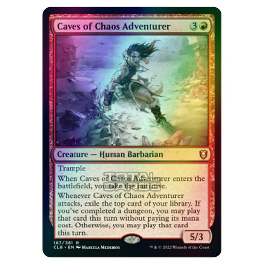 Magic The Gathering - Commander Legends - Battle for Baldur's Gate - Caves of Chaos Adventurer - 167/361 (Foil)