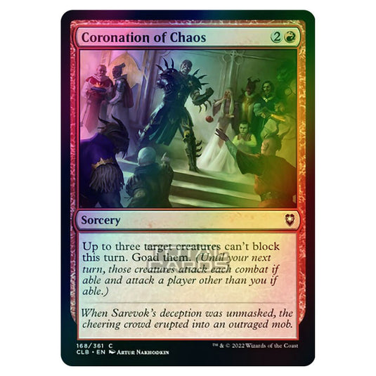 Magic The Gathering - Commander Legends - Battle for Baldur's Gate - Coronation of Chaos - 168/361 (Foil)