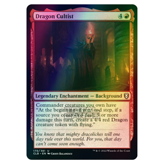 Magic The Gathering - Commander Legends - Battle for Baldur's Gate - Dragon Cultist - 170/361 (Foil)