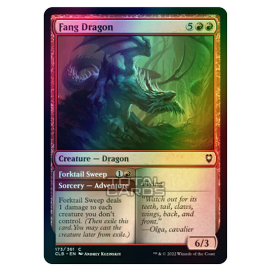 Magic The Gathering - Commander Legends - Battle for Baldur's Gate - Fang Dragon / Forktail Sweep - 173/361 (Foil)