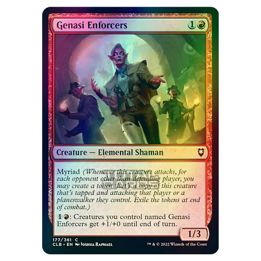 Magic The Gathering - Commander Legends - Battle for Baldur's Gate - Genasi Enforcers - 177/361 (Foil)