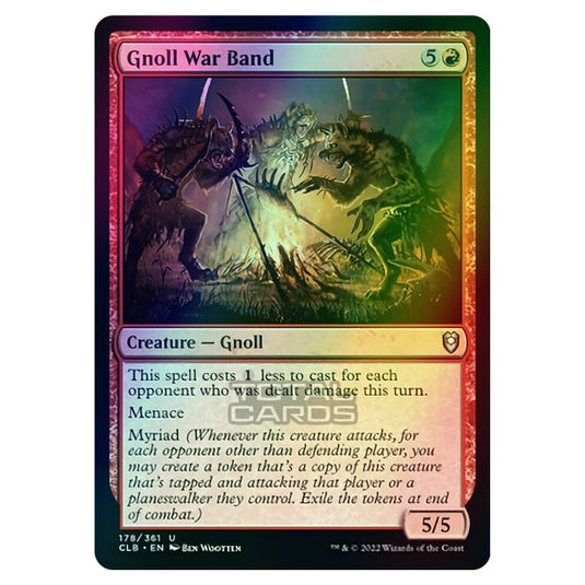 Magic The Gathering - Commander Legends - Battle for Baldur's Gate - Gnoll War Band - 178/361 (Foil)