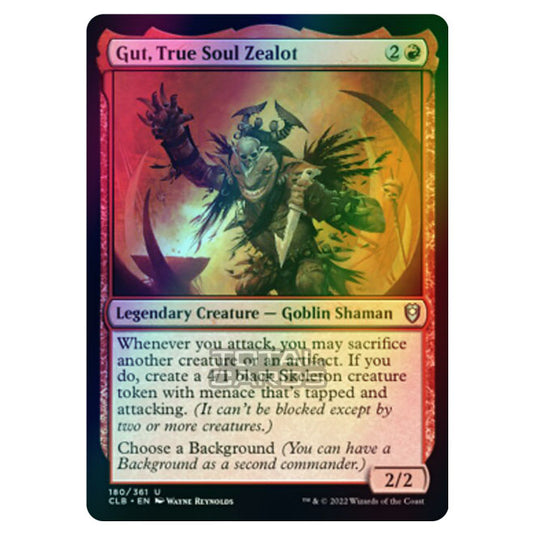 Magic The Gathering - Commander Legends - Battle for Baldur's Gate - Gut, True Soul Zealot - 180/361 (Foil)