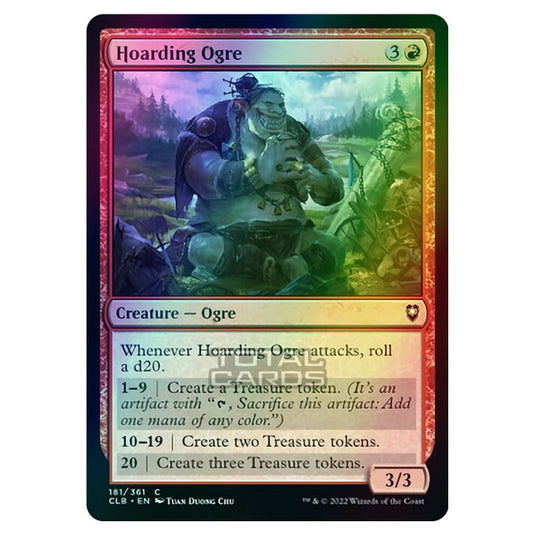 Magic The Gathering - Commander Legends - Battle for Baldur's Gate - Hoarding Ogre - 181/361 (Foil)