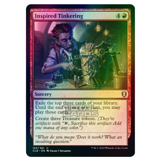 Magic The Gathering - Commander Legends - Battle for Baldur's Gate - Inspired Tinkering - 183/361 (Foil)