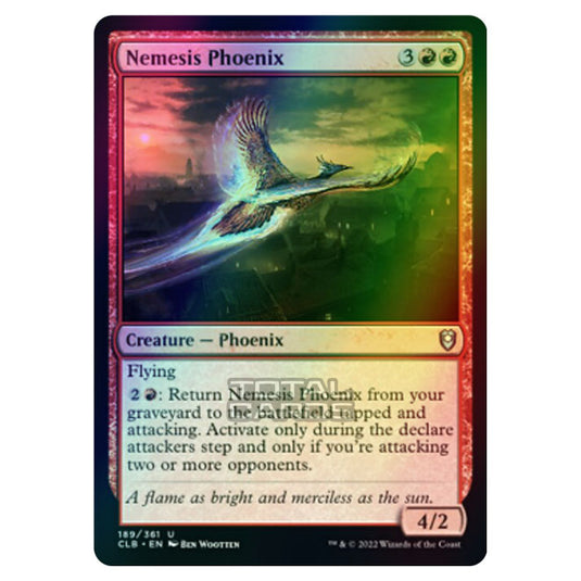 Magic The Gathering - Commander Legends - Battle for Baldur's Gate - Nemesis Phoenix - 189/361 (Foil)