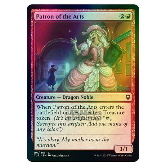 Magic The Gathering - Commander Legends - Battle for Baldur's Gate - Patron of the Arts - 191/361 (Foil)