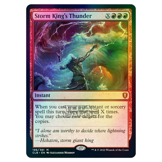 Magic The Gathering - Commander Legends - Battle for Baldur's Gate - Storm King's Thunder - 196/361 (Foil)