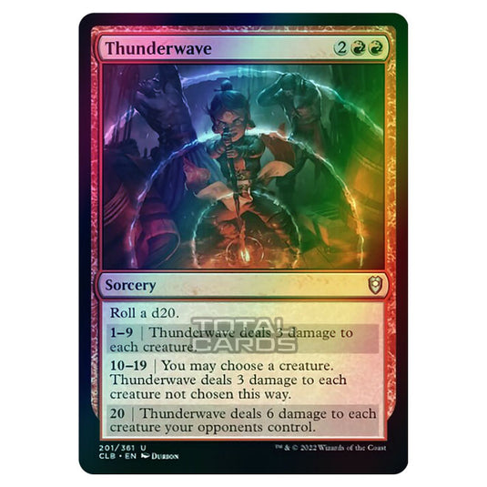 Magic The Gathering - Commander Legends - Battle for Baldur's Gate - Thunderwave - 201/361 (Foil)