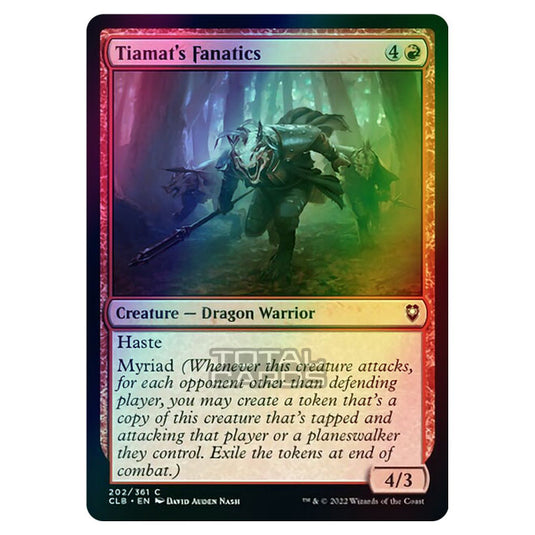 Magic The Gathering - Commander Legends - Battle for Baldur's Gate - Tiamat's Fanatics - 202/361 (Foil)