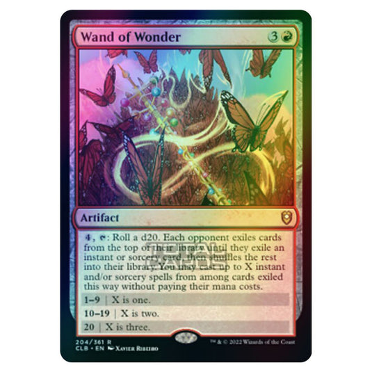 Magic The Gathering - Commander Legends - Battle for Baldur's Gate - Wand of Wonder - 204/361 (Foil)