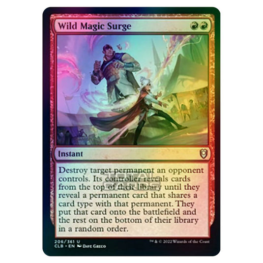 Magic The Gathering - Commander Legends - Battle for Baldur's Gate - Wild Magic Surge - 206/361 (Foil)