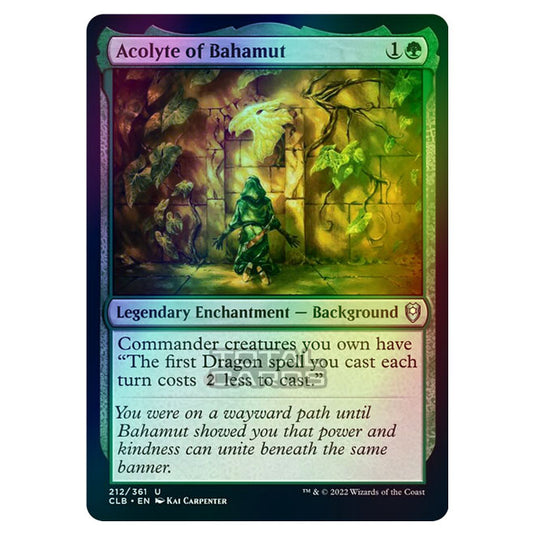 Magic The Gathering - Commander Legends - Battle for Baldur's Gate - Acolyte of Bahamut - 212/361 (Foil)