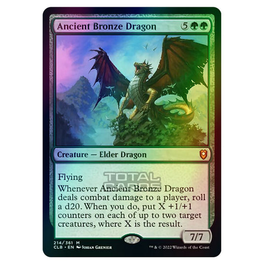 Magic The Gathering - Commander Legends - Battle for Baldur's Gate - Ancient Bronze Dragon - 214/361 (Foil)