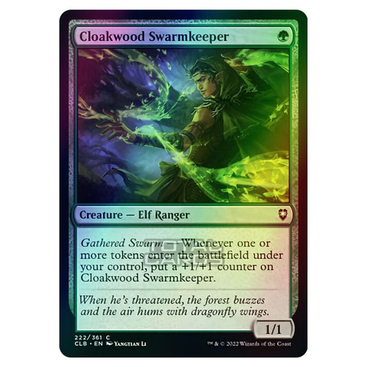 Magic The Gathering - Commander Legends - Battle for Baldur's Gate - Cloakwood Swarmkeeper - 222/361 (Foil)