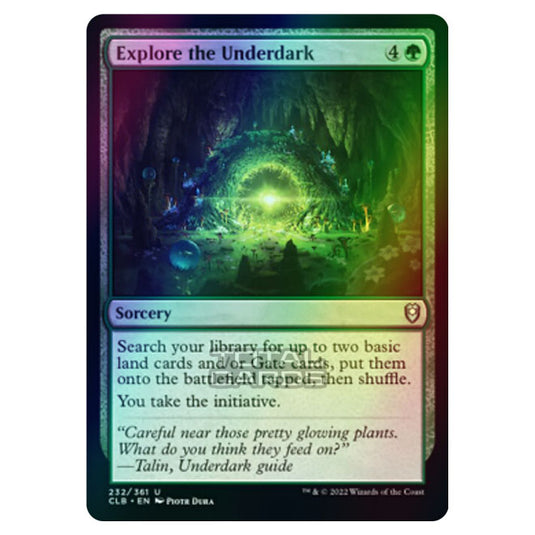 Magic The Gathering - Commander Legends - Battle for Baldur's Gate - Explore the Underdark - 232/361 (Foil)