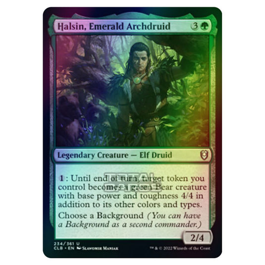 Magic The Gathering - Commander Legends - Battle for Baldur's Gate - Halsin, Emerald Archdruid - 234/361 (Foil)