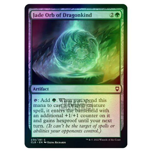 Magic The Gathering - Commander Legends - Battle for Baldur's Gate - Jade Orb of Dragonkind - 236/361 (Foil)