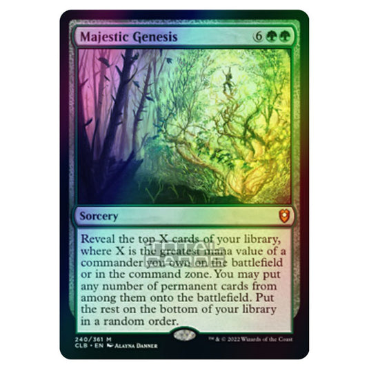 Magic The Gathering - Commander Legends - Battle for Baldur's Gate - Majestic Genesis - 240/361 (Foil)