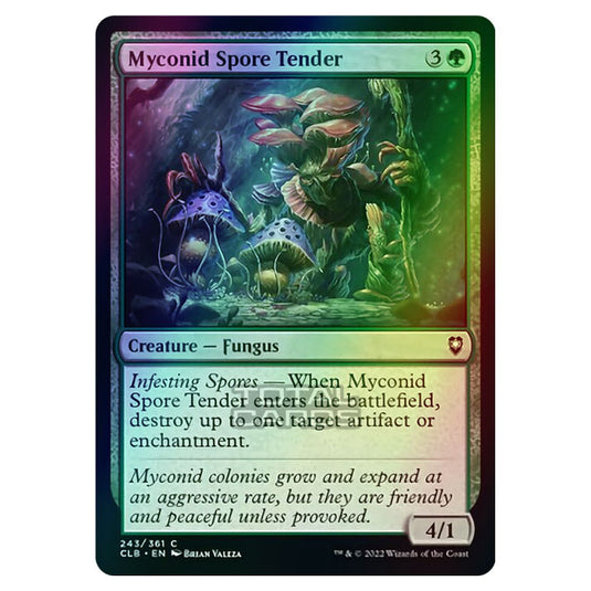 Magic The Gathering - Commander Legends - Battle for Baldur's Gate - Myconid Spore Tender - 243/361 (Foil)