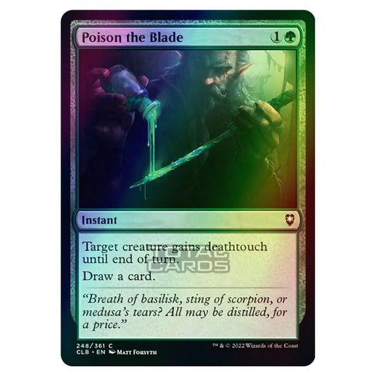 Magic The Gathering - Commander Legends - Battle for Baldur's Gate - Poison the Blade - 248/361 (Foil)