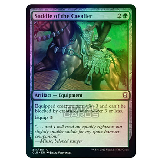 Magic The Gathering - Commander Legends - Battle for Baldur's Gate - Saddle of the Cavalier - 251/361 (Foil)