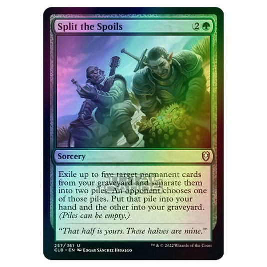 Magic The Gathering - Commander Legends - Battle for Baldur's Gate - Split the Spoils - 257/361 (Foil)