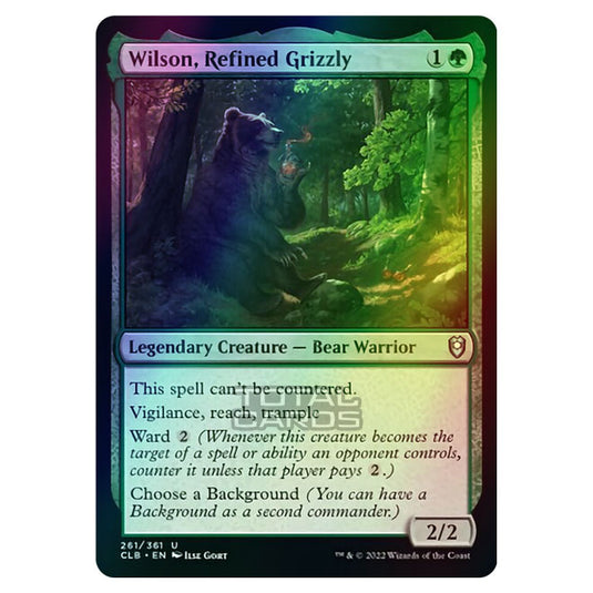 Magic The Gathering - Commander Legends - Battle for Baldur's Gate - Wilson, Refined Grizzly - 261/361 (Foil)