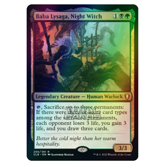 Magic The Gathering - Commander Legends - Battle for Baldur's Gate - Baba Lysaga, Night Witch - 266/361 (Foil)