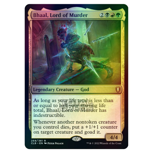 Magic The Gathering - Commander Legends - Battle for Baldur's Gate - Bhaal, Lord of Murder - 268/361 (Foil)