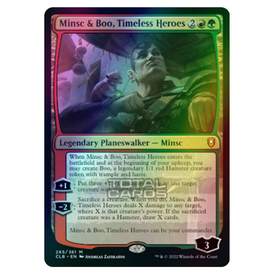 Magic The Gathering - Commander Legends - Battle for Baldur's Gate - Minsc & Boo, Timeless Heroes - 285/361 (Foil)