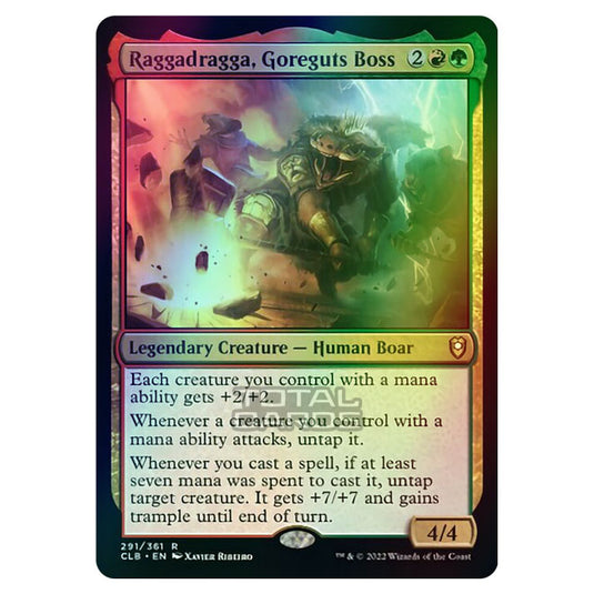 Magic The Gathering - Commander Legends - Battle for Baldur's Gate - Raggadragga, Goreguts Boss - 291/361 (Foil)