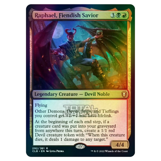 Magic The Gathering - Commander Legends - Battle for Baldur's Gate - Raphael, Fiendish Savior - 292/361 (Foil)