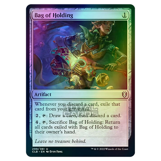 Magic The Gathering - Commander Legends - Battle for Baldur's Gate - Bag of Holding - 299/361 (Foil)