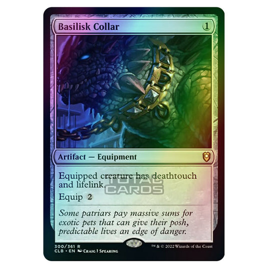 Magic The Gathering - Commander Legends - Battle for Baldur's Gate - Basilisk Collar - 300/361 (Foil)