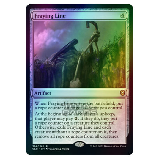 Magic The Gathering - Commander Legends - Battle for Baldur's Gate - Fraying Line - 314/361 (Foil)