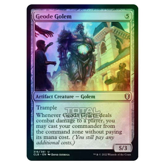 Magic The Gathering - Commander Legends - Battle for Baldur's Gate - Geode Golem - 316/361 (Foil)