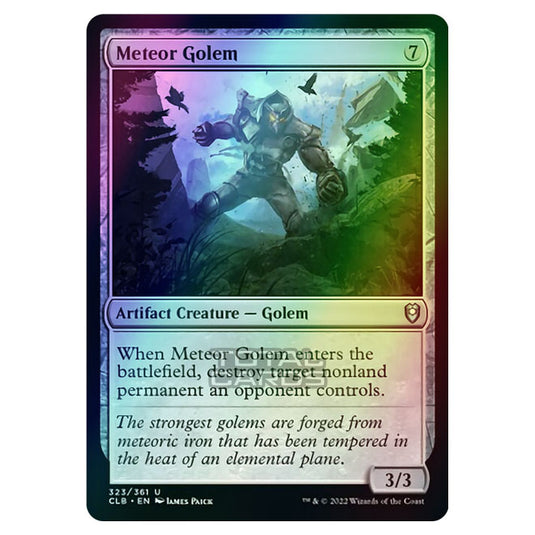 Magic The Gathering - Commander Legends - Battle for Baldur's Gate - Meteor Golem - 323/361 (Foil)