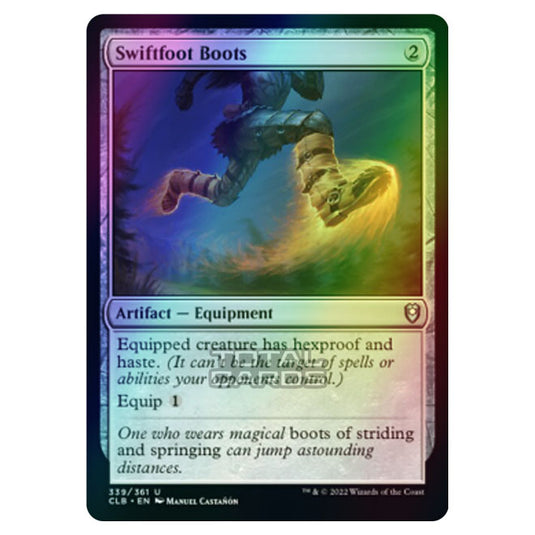 Magic The Gathering - Commander Legends - Battle for Baldur's Gate - Swiftfoot Boots - 339/361 (Foil)