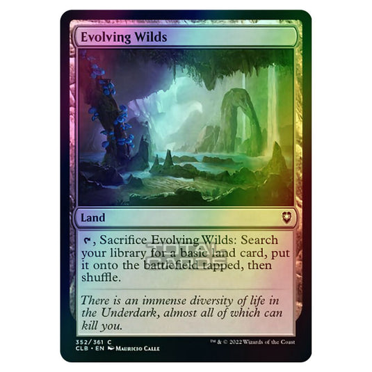 Magic The Gathering - Commander Legends - Battle for Baldur's Gate - Evolving Wilds - 352/361 (Foil)