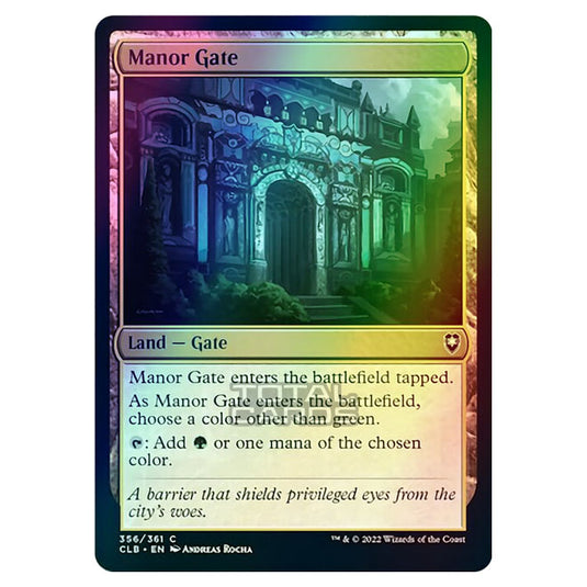 Magic The Gathering - Commander Legends - Battle for Baldur's Gate - Manor Gate - 356/361 (Foil)