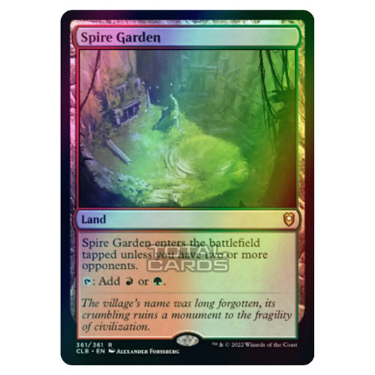 Magic The Gathering - Commander Legends - Battle for Baldur's Gate - Spire Garden - 361/361 (Foil)