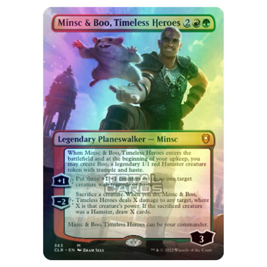 Magic The Gathering - Commander Legends - Battle for Baldur's Gate - Minsc & Boo, Timeless Heroes - 363/361 (Foil)